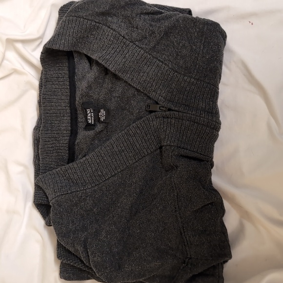 XXL men's zippered cardigan sweater by Alfani - Picture 5 of 5